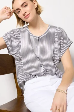 Tops & Tees<SPLENDID Ella Stripe Blouse Navystripe