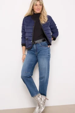 Blazers & Jackets<EVEREVE Elle Puffer Jacket Navy