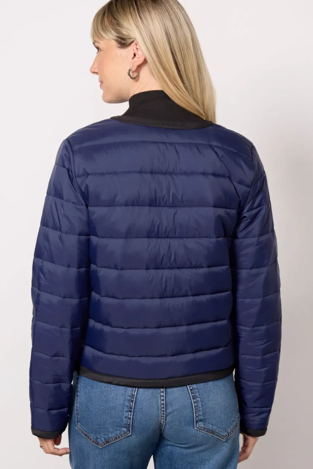 Blazers & Jackets<EVEREVE Elle Puffer Jacket Navy