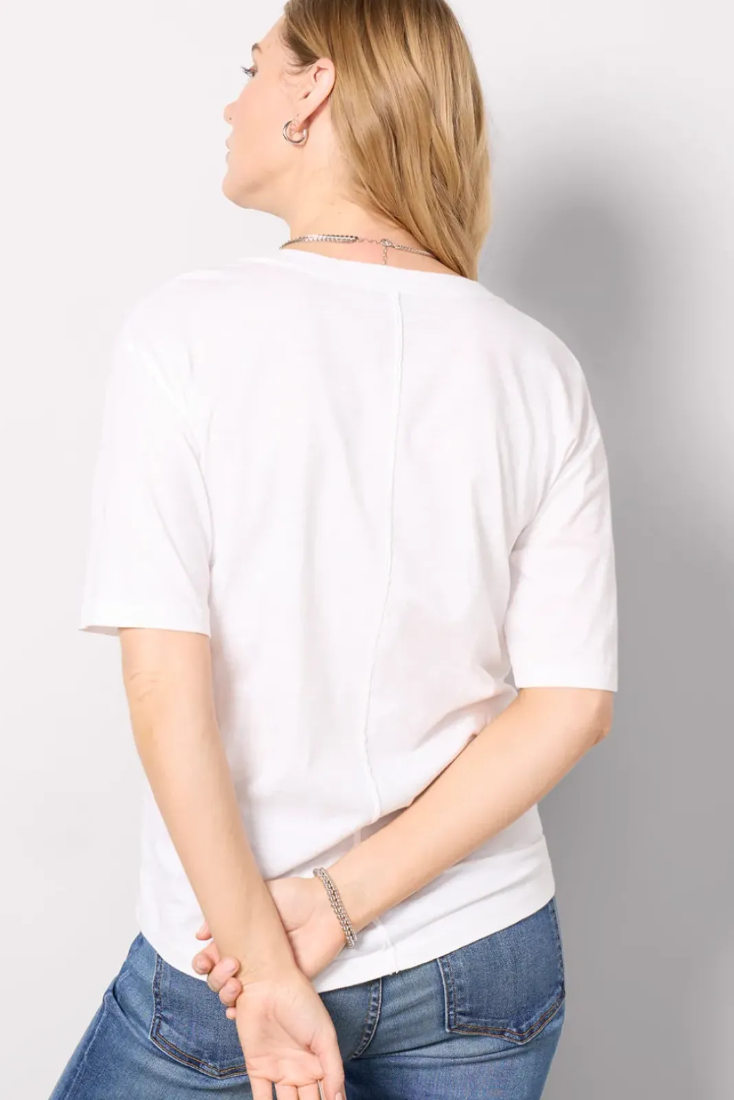 Tops & Tees<EVEREVE Elliot Pima Slub Tee White