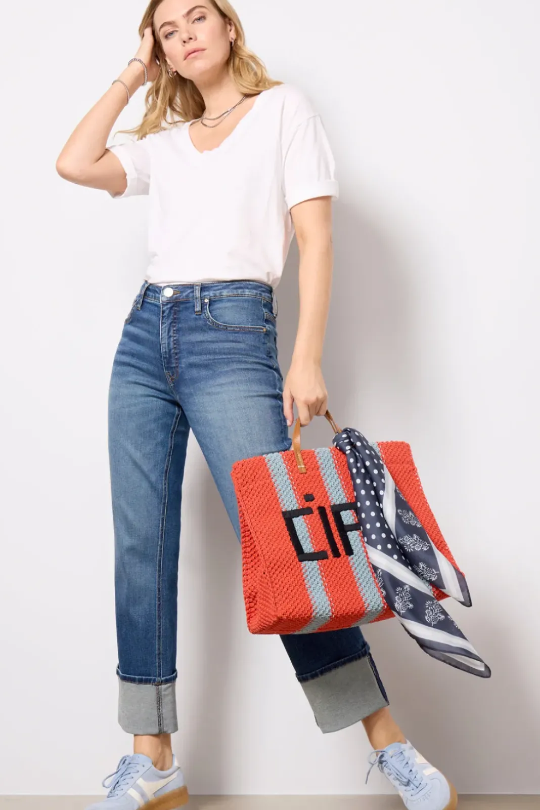 Tops & Tees<EVEREVE Elliot Pima Slub Tee White