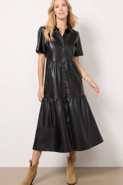 Dresses<EVEREVE Elliott Tiered Dress Black