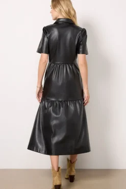 Dresses<EVEREVE Elliott Tiered Dress Black
