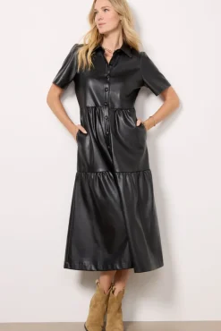 Dresses<EVEREVE Elliott Tiered Dress Black