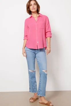 Tops & Tees<RAILS Ellis Button Down Hibiscus