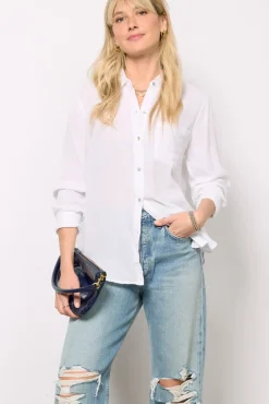 Tops & Tees<RAILS Ellis Gauze Buttondown White
