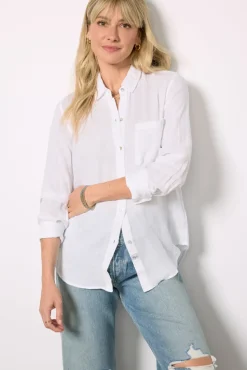 Tops & Tees<RAILS Ellis Gauze Buttondown White