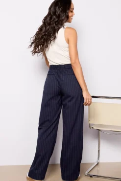 Pants & Leggings<SANCTUARY Eloise Stripe Trouser Navy/White