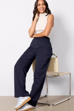 Pants & Leggings<SANCTUARY Eloise Stripe Trouser Navy/White