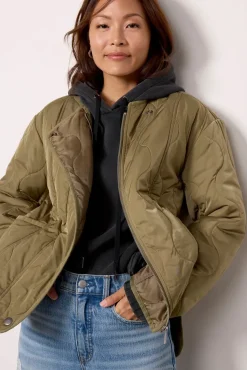 Blazers & Jackets<PISTOLA Elva Quilted Jacket Admiral