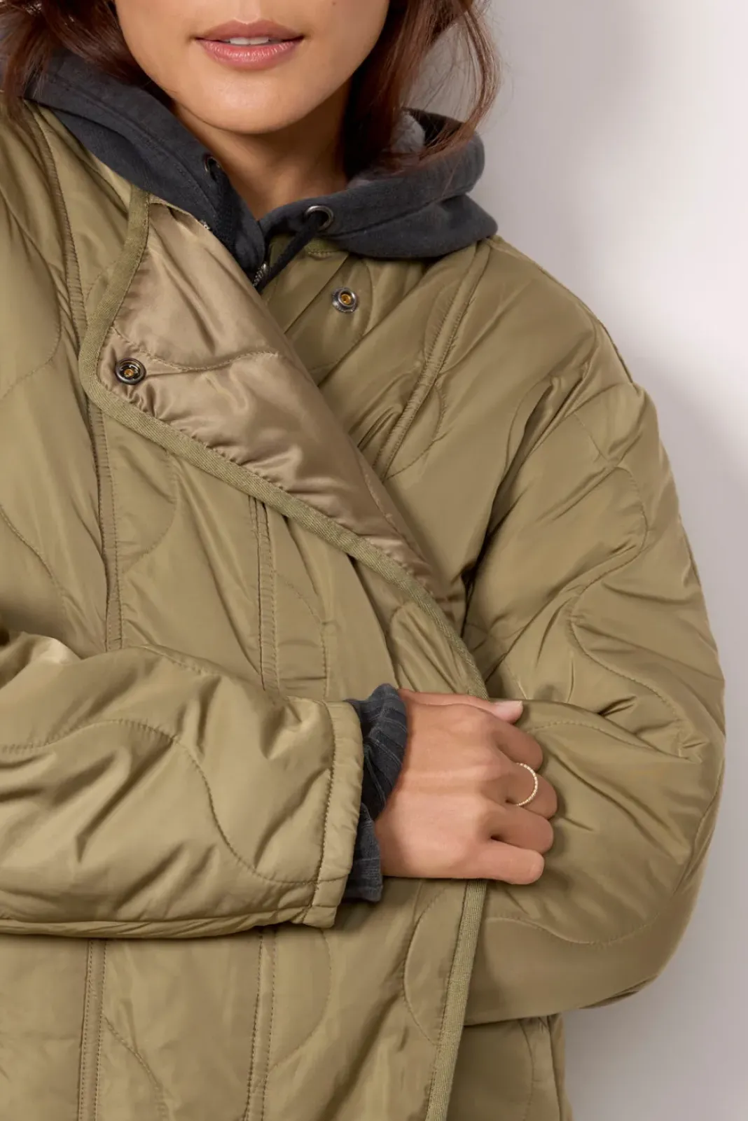 Blazers & Jackets<PISTOLA Elva Quilted Jacket Admiral