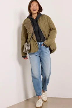 Blazers & Jackets<PISTOLA Elva Quilted Jacket Admiral