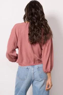 Tops & Tees<CLOTH AND STONE Ember V Neck Blouse Copperember