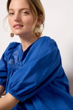 Tops & Tees<EMERSON FRY Embroidered Puff Isla Top Limogesorganic