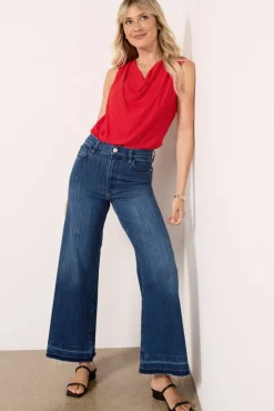 Tops & Tees<EVEREVE Emerson Cowl Tank Red