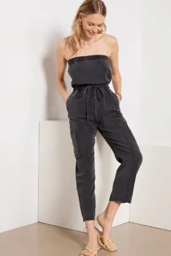 Jumpsuits & Rompers<EVEREVE Emery Cargo Jumpsuit Black