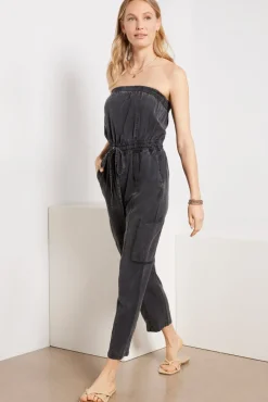 Jumpsuits & Rompers<EVEREVE Emery Cargo Jumpsuit Black