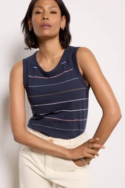 Tops & Tees<EVEREVE Emily Stripe Tank Multi