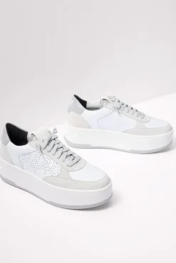 Shoes<P448 Empire Sneaker White/Silver