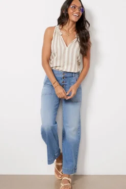 Tops & Tees<VELVET Erica Blouse Khaki
