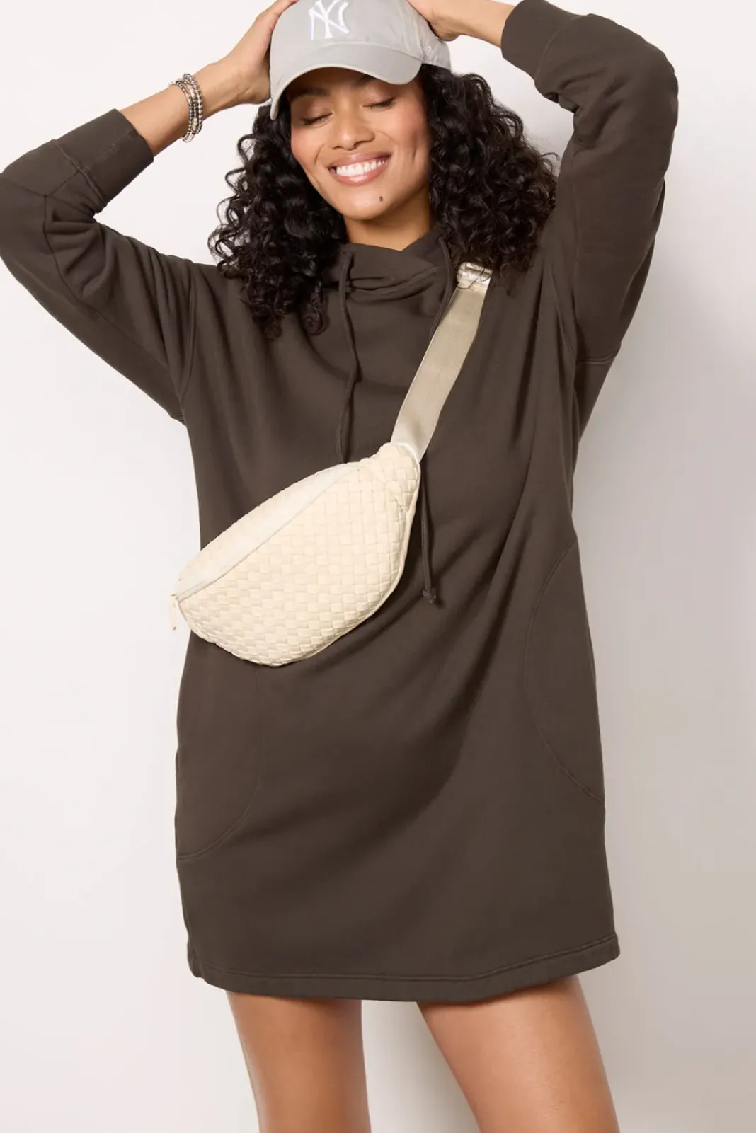 Dresses<VELVET Etta Sweatshirt Dress Thicket