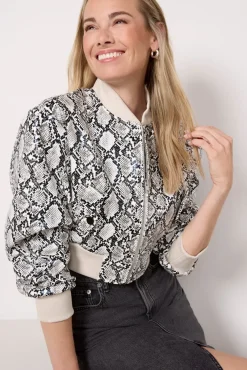 Blazers & Jackets<LAMARQUE Evelin Python Bomber Pythonprint