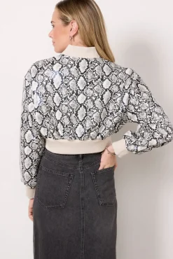 Blazers & Jackets<LAMARQUE Evelin Python Bomber Pythonprint