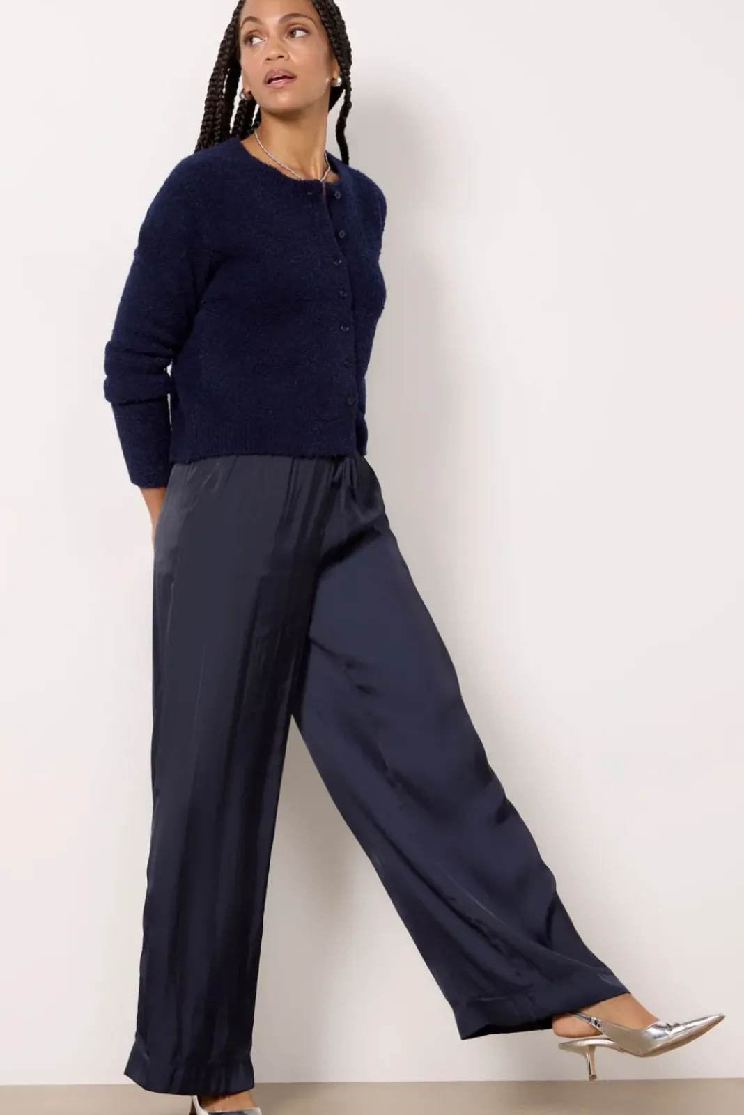 Pants & Leggings<Z SUPPLY Evelyn Satin Pant Peacoat