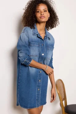 Dresses<EVEREVE Ever Dress Denim