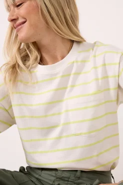 Tops & Tees<EVEREVE Ever Perfect Long Sleeve Citronstripe