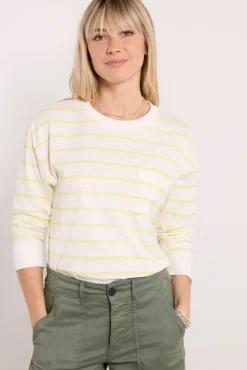 Tops & Tees<EVEREVE Ever Perfect Long Sleeve Citronstripe