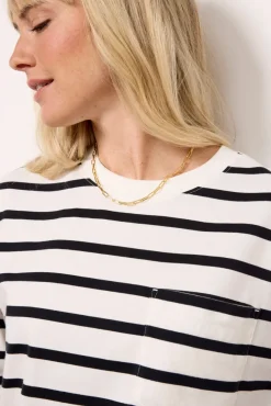 Tops & Tees<EVEREVE Ever Perfect Long Sleeve Offwhite/Black