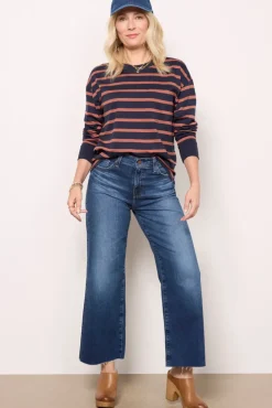 Tops & Tees<EVEREVE Ever Perfect Long Sleeve Navy/Russet