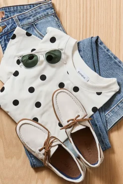 Tops & Tees<EVEREVE Ever Perfect Tee Polkadot