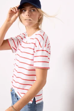 Tops & Tees<EVEREVE Ever Perfect Tee Red/White