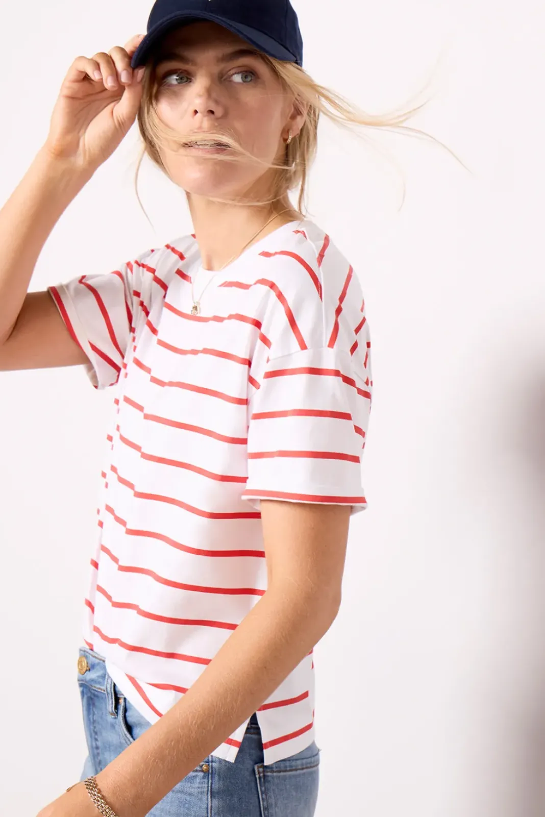Tops & Tees<EVEREVE Ever Perfect Tee Red/White