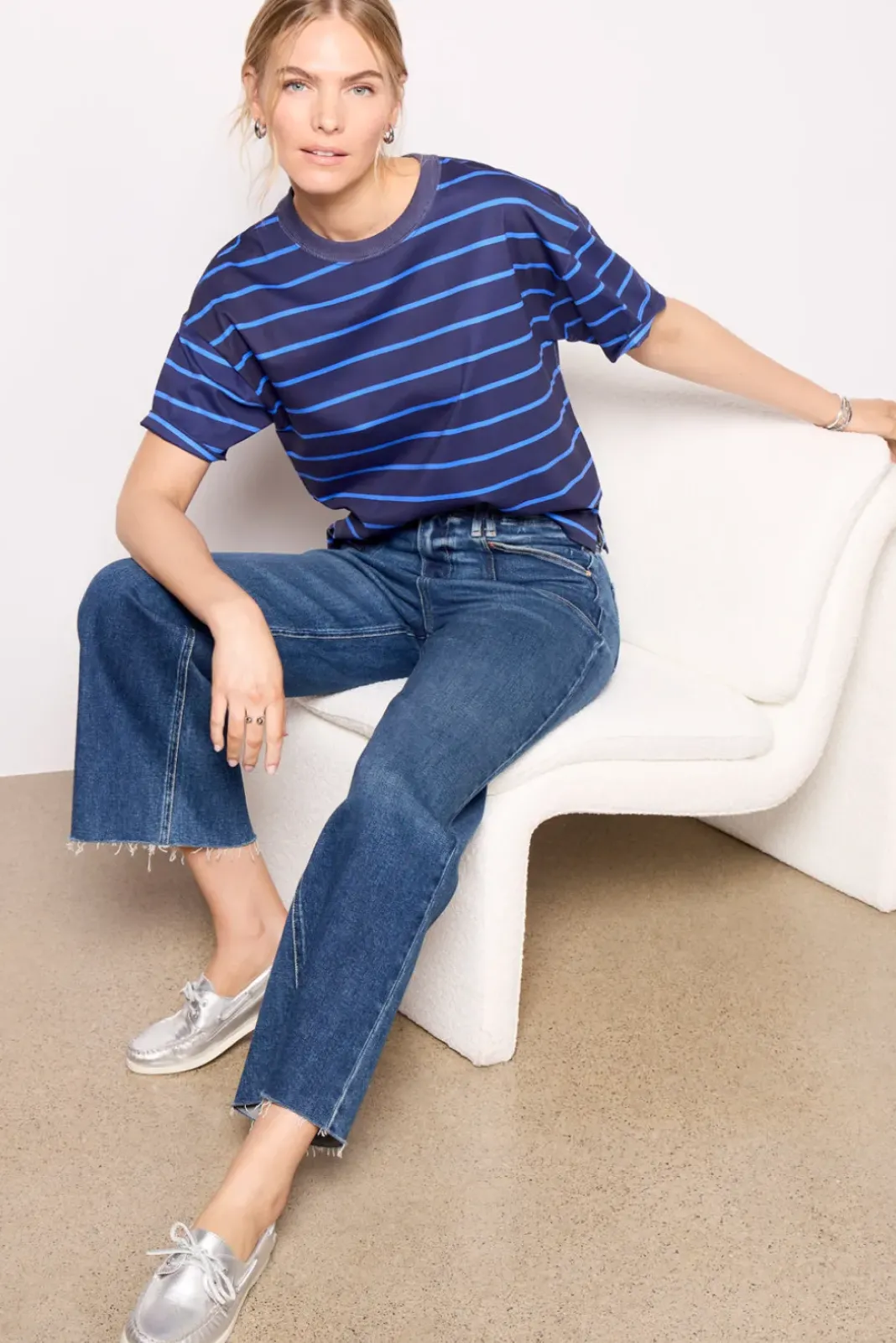 Tops & Tees<EVEREVE Ever Perfect Tee Peacot/Dazzlingblue