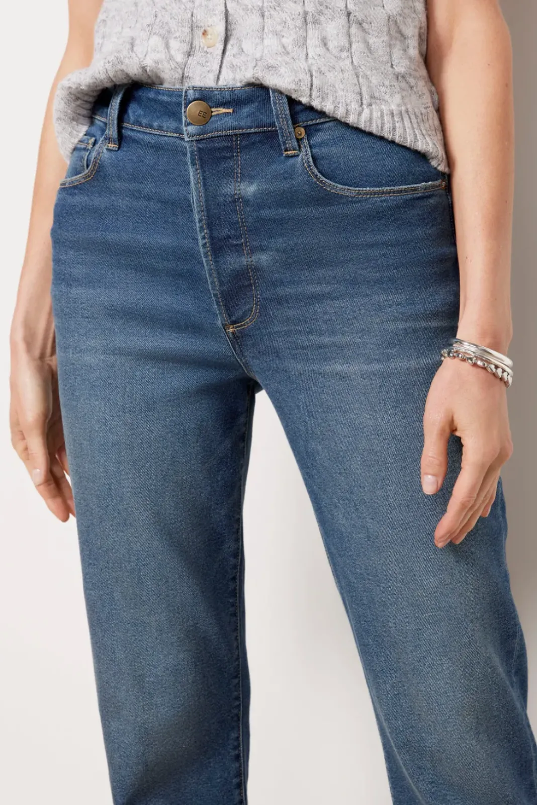 Jeans<EVEREVE Ever Straight w/ Cuff Dashing