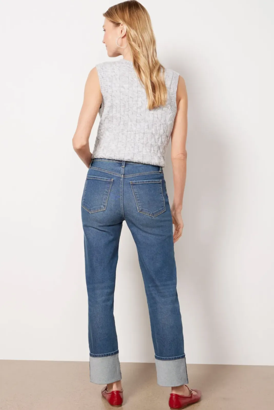 Jeans<EVEREVE Ever Straight w/ Cuff Dashing