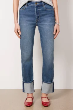 Jeans<EVEREVE Ever Straight w/ Cuff Dashing
