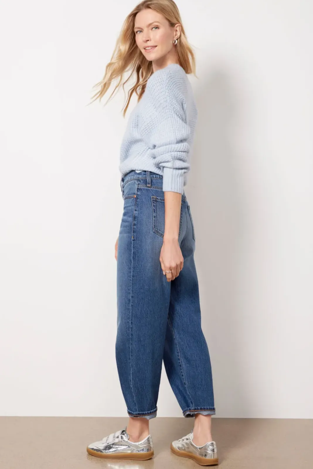Jeans<EVEREVE Ever Vintage Barrel Darkbluewash