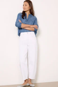 Jeans<EVEREVE Ever Vintage Barrel White