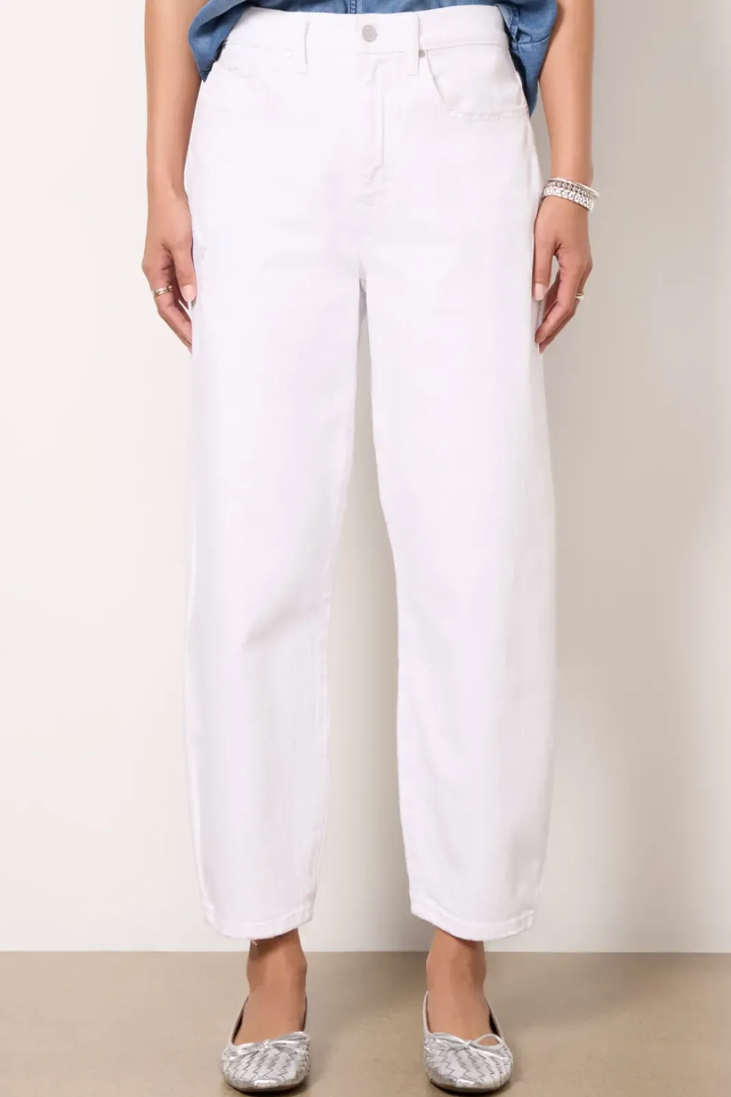 Jeans<EVEREVE Ever Vintage Barrel White