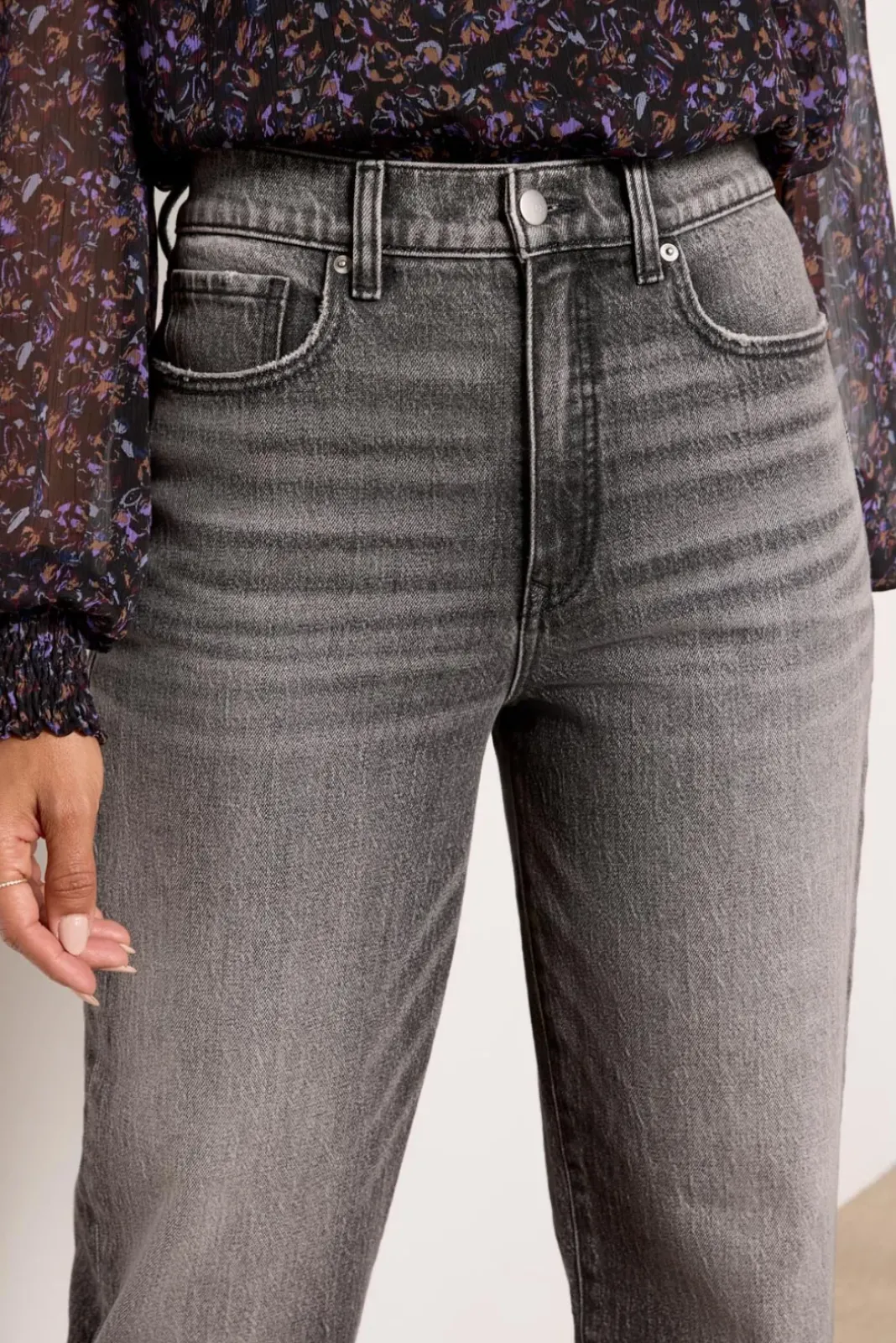 Jeans<EVEREVE Ever Vintage Barrel Leg Blackwash