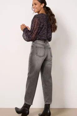 Jeans<EVEREVE Ever Vintage Barrel Leg Blackwash