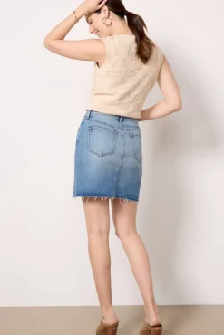 Skirts<EVEREVE Ever Vintage Mini Skirt Saltblue