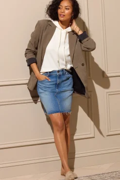 Skirts<EVEREVE Ever Vintage Mini Skirt Saltblue