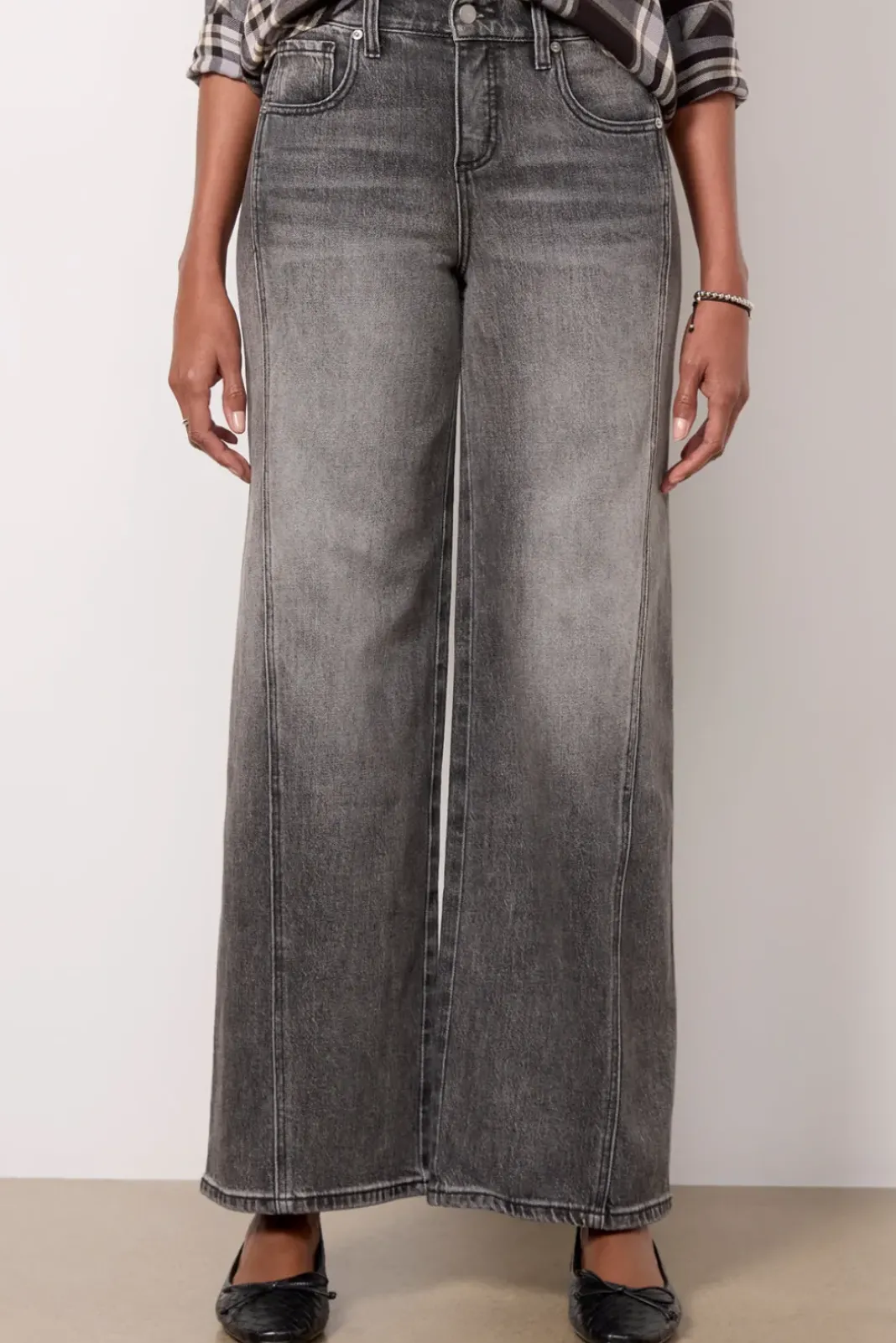 Jeans<EVEREVE Ever Vintage Seamed 32` Washedblack