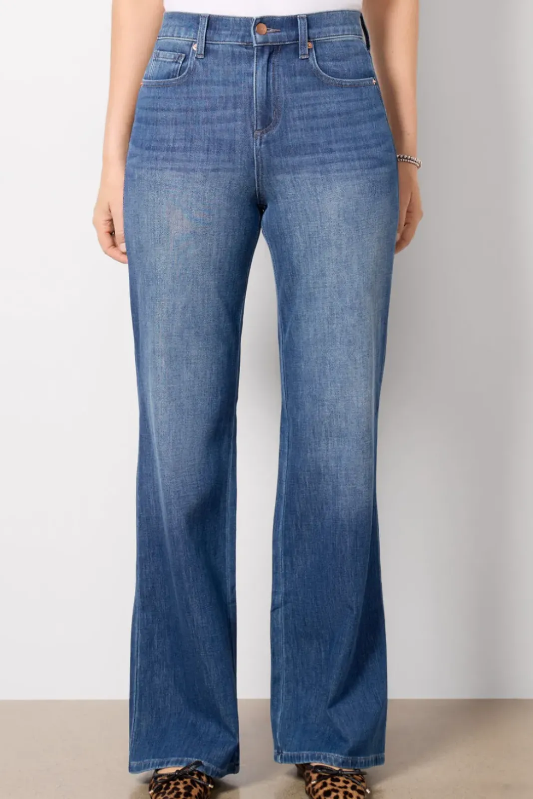 Jeans<EVEREVE Ever Vintage Wide Leg Jean Medbluewash