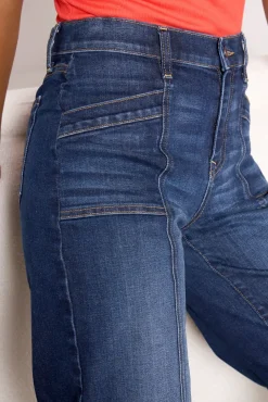 Jeans<EVEREVE Ever Wide Leg with Seam detail Denim
